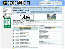 Tablet Screenshot of geocache.fi