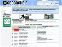 Tablet Screenshot of ftf.geocache.fi